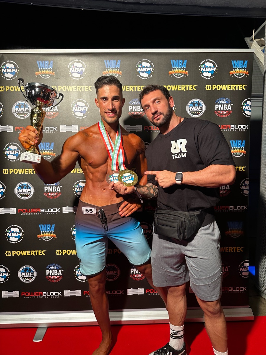 Atleta RR Team sul palco