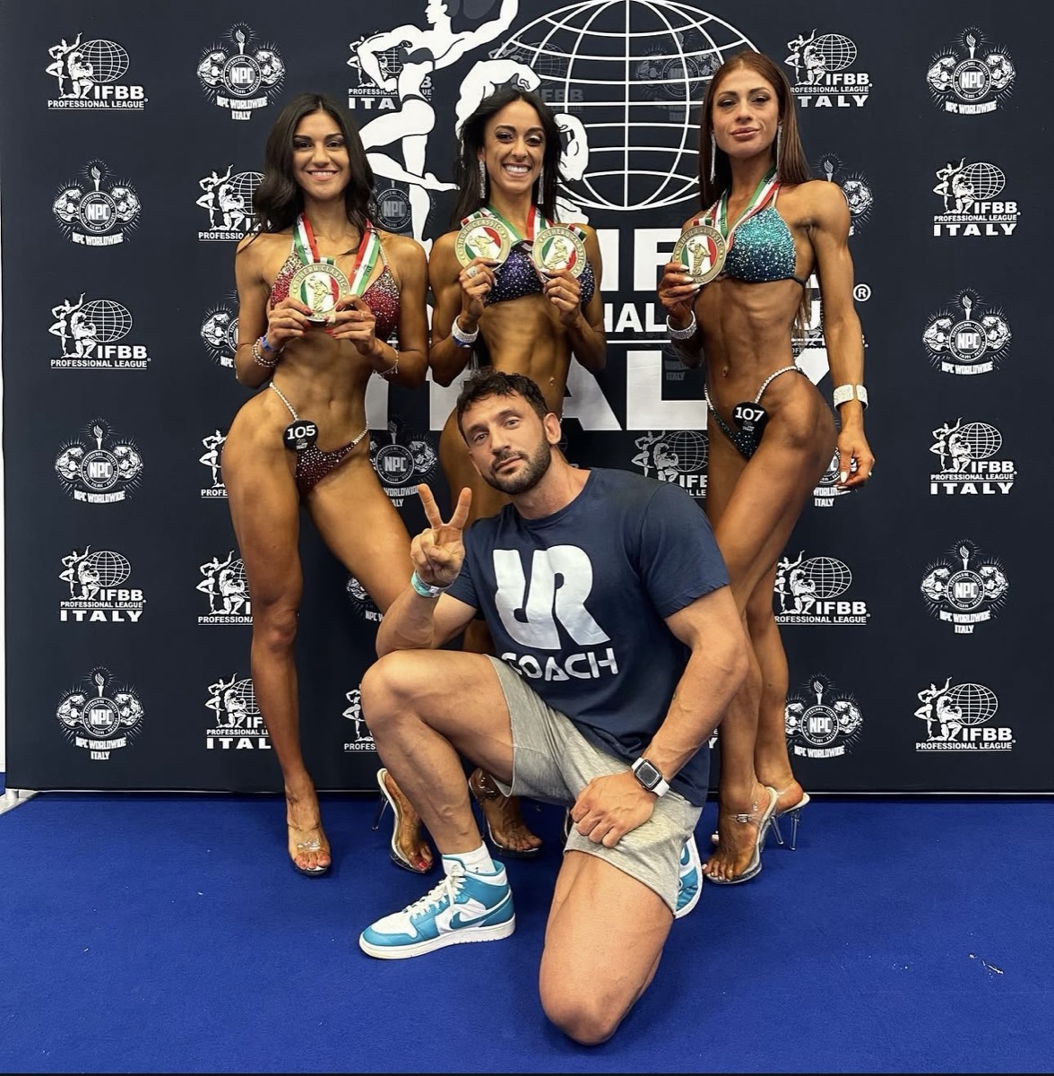Atleta RR Team sul palco