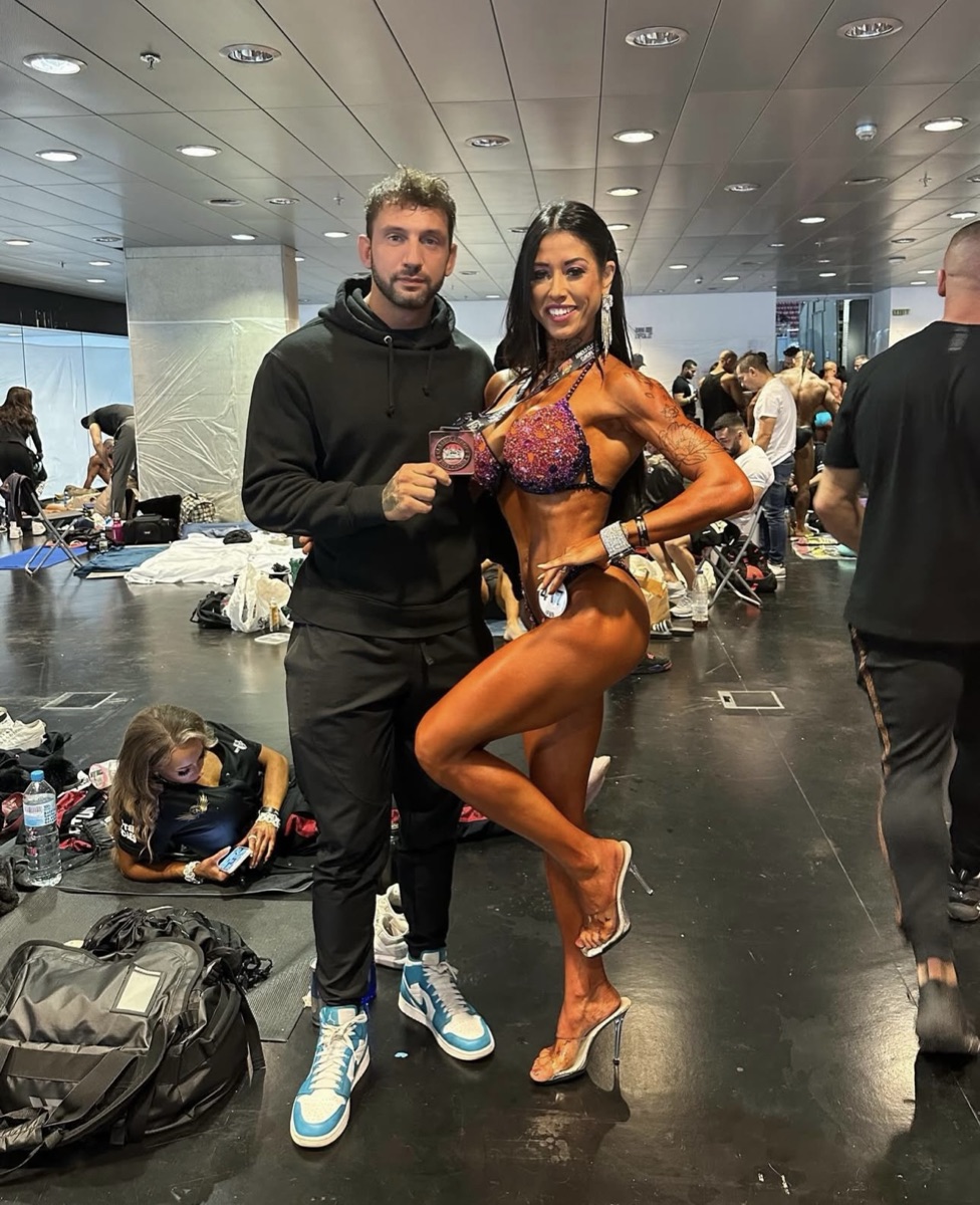 Atleta RR Team sul palco